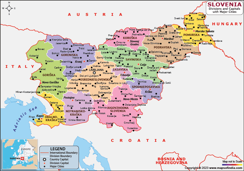 Slovenia Map